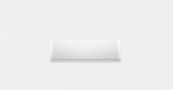 Deluxe high wall indoor unit for ductless HVAC systems, featuring a sleek design and energy-efficient technology, suitable for heating and cooling spaces.